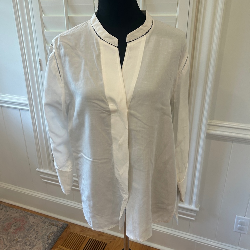 Kobe Halpern White Blouse